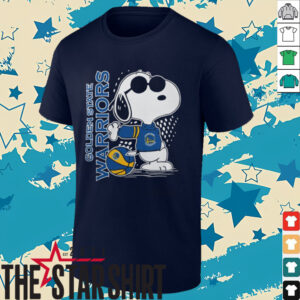 Peanuts Snoopy Golden State Warriors Basketball 2025 Shirt