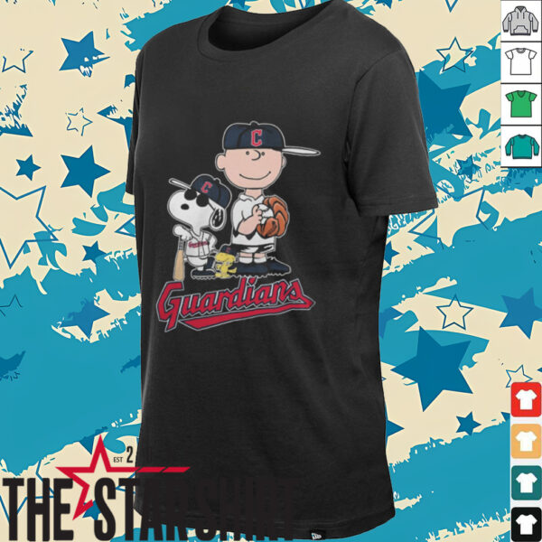 Guardians Baseball Shop The Peanuts Movie Characters Cleveland Guardians Baseball Shirt