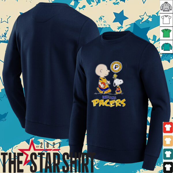 Indiana Pacers With Snoopy and Charlie Brown 2025 shirt