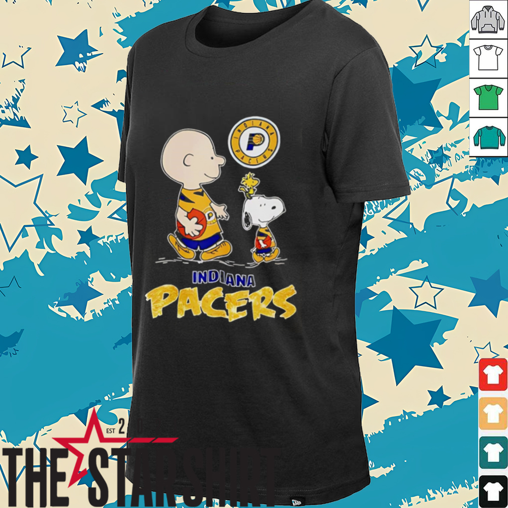 Indiana Pacers With Snoopy and Charlie Brown 2025 shirt Indiana Pacers With Snoopy and Charlie Brown 2025 shirt