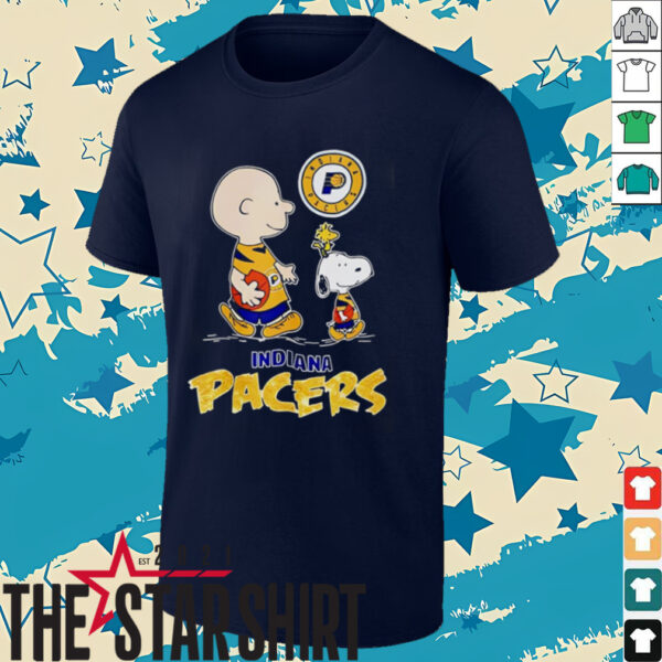 Indiana Pacers With Snoopy and Charlie Brown 2025 shirt