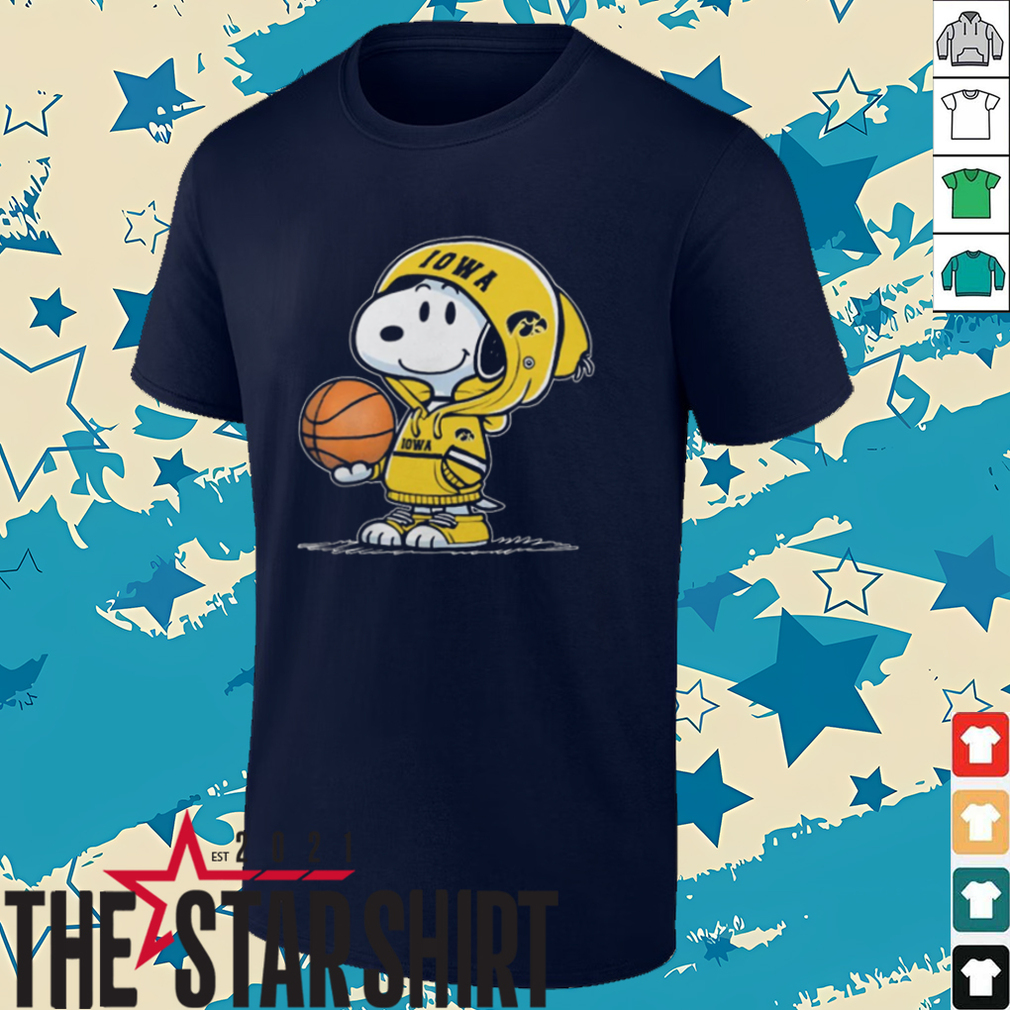 Iowa Basketball x Snoopy T Shirt Iowa Basketball x Snoopy T Shirt