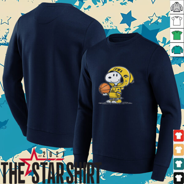 Iowa Basketball x Snoopy T Shirt