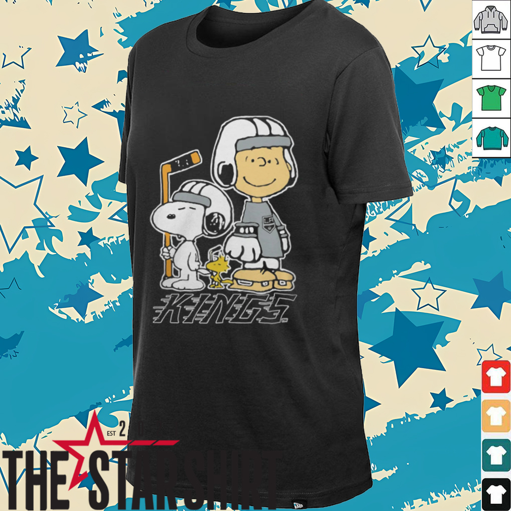 Los Angeles Kings NHL Charlie Brown Snoopy And Woodstock Logo Shirt Los Angeles Kings NHL Charlie Brown Snoopy And Woodstock Logo Shirt