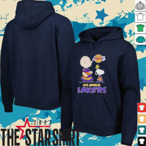 Snoopy And Charlie Brown The Peanuts Los Angeles Lakers T shirts