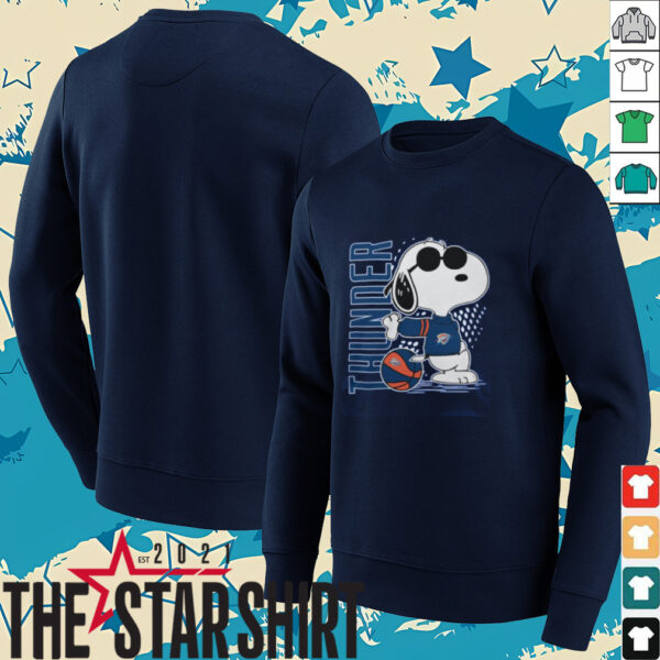 Oklahoma City Thunder Basketball x Snoopy T Shirt