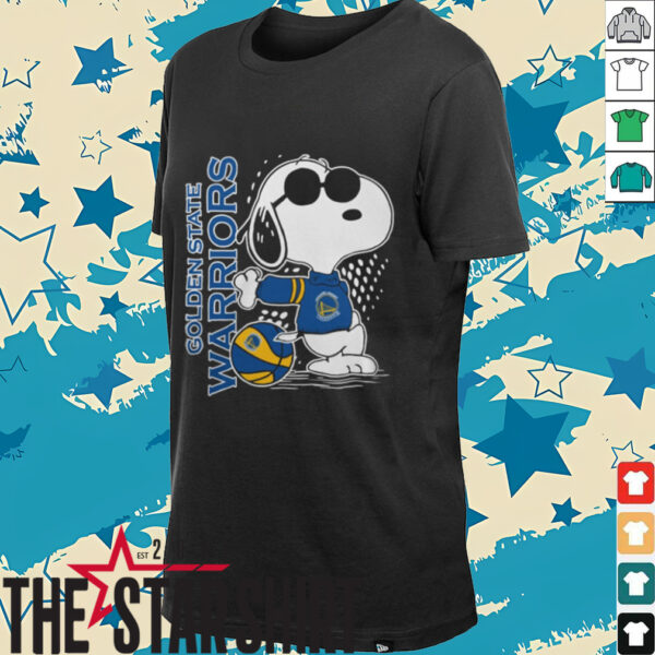 Peanuts Snoopy Golden State Warriors Basketball 2025 Shirt