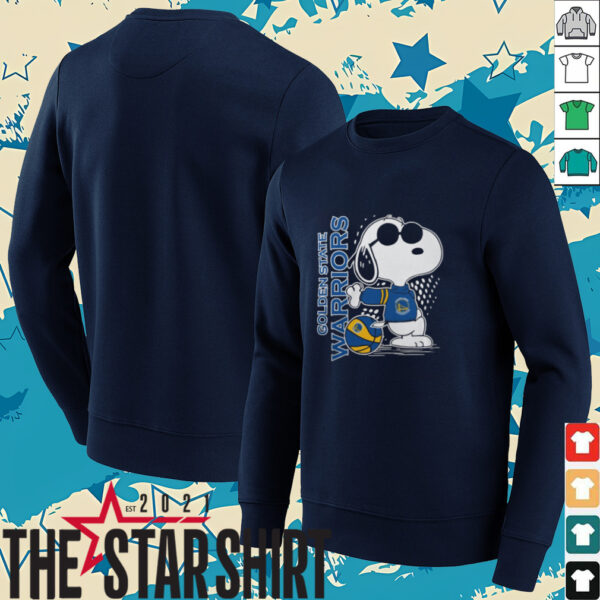 Peanuts Snoopy Golden State Warriors Basketball 2025 Shirt