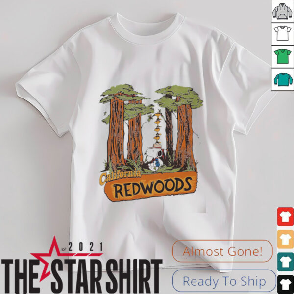 Peanuts Snoopy x California Redwoods shirt