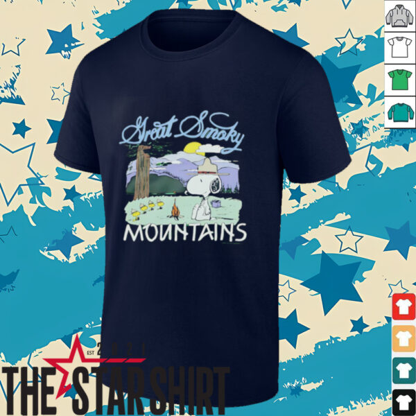Peanuts Snoopy x Great Smoky Mountains National Park shirt