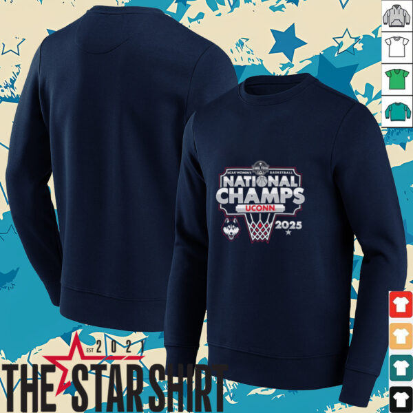 UConn Huskies Blue 84 Youth 2025 NCAA Women’s Basketball National Champions Bracket T Shirt