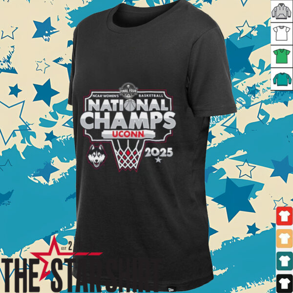 UConn Huskies Blue 84 Youth 2025 NCAA Women’s Basketball National Champions Bracket T Shirt