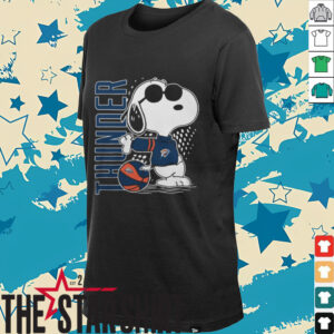 Oklahoma City Thunder Basketball x Snoopy T Shirt