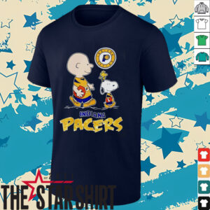 Indiana Pacers With Snoopy and Charlie Brown 2025 shirt