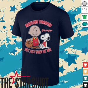 Charlie Brown And Snoopy Maryland Terrapins Forever Not Just When We Win Shirt