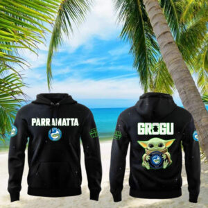 Parramatta Eels x Grogu Star Wars 2025 Hoodie