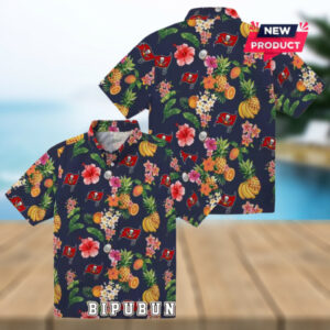 Tampa Bay Buccaneers Hibiscus Fruit Summer Hawaiian Shirt