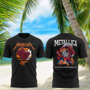Metallica x Virginia Tech Lane Rocked T Shirt Cool Gifts For Music Lovers