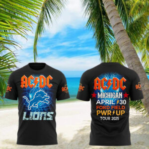 Detroit Power Up Tour 2025 T Shirt