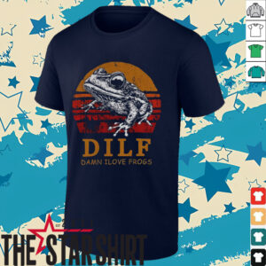 Frog lover dilf damn I love frogs vintage shirt