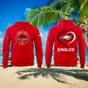 Philadelphia Eagles Hard Hats With Heart 2025 Special Hoodie