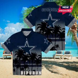 Dallas Cowboys Sunset Pattern Hawaiian Shirt