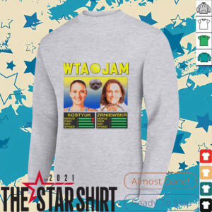 WTA Jam Kostyuk and Zaniewska shirt