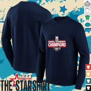 Nebraska Huskers 2025 Big Ten Baseball Conference Tournament Champions shirt