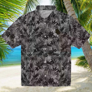 San Diego Padres Brown Tropical Hawaiian Shirt Leafy Print for MLB Game Days