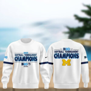 Michigan Wolverines Big Ten Softball Champions 2025 Sweatshirt