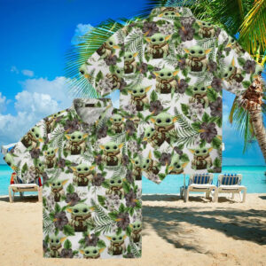 San Diego Padres Yoda Green Hawaiian Shirt   Tropical MLB Fan Gear for Beach & Summer Parties