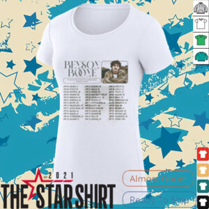 Benson Boone Fireworks Tour 2025 Fan Gift T Shirt