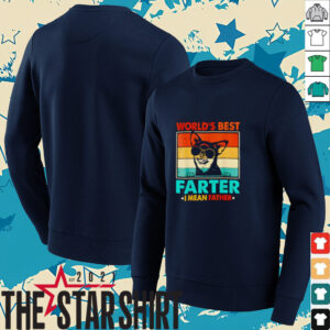 World’s best farter I mean father fathers day funny dad dog shirt