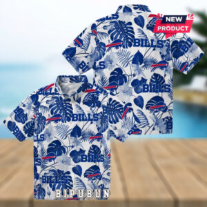 Buffalo Bills Tropical Plants Hawaiian Shirt