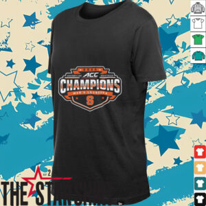 Syracuse Orange 2025 ACC Men's Lacrosse Conference Tournament Champions T Shirt