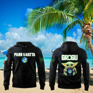 Parramatta Eels x Grogu Star Wars 2025 Hoodie