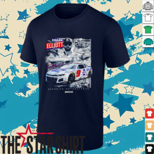 Hendrick Motorsports Chase Elliott NAPA Salutes Car signature shirt