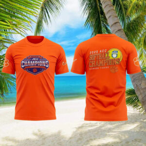 Clemson Softball ACC Champions 2025 T Shirt