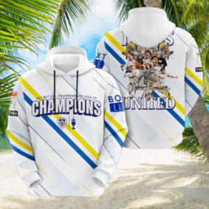 Leeds United 2025 Champions Special T Shirt