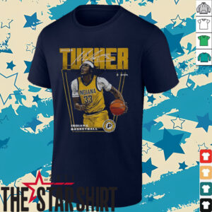 Myles Turner 33 Indiana Pacers NBA Basketball signature shirt