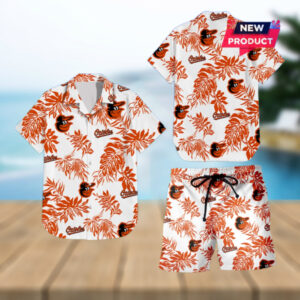 Baltimore Orioles Beach Outfit Hawaiian Shirt