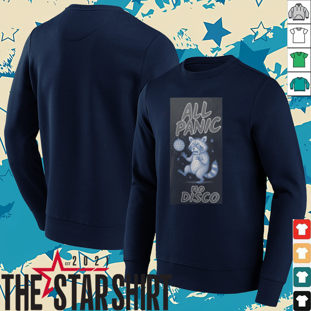 All Panic No Disco Raccoon T Shirt All Panic No Disco Raccoon T Shirt