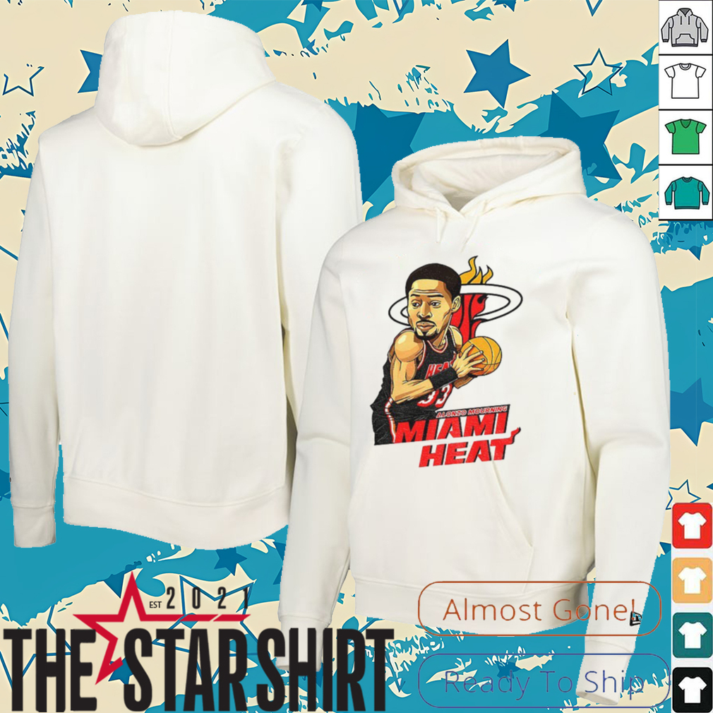 Alonzo Mourning Miami Heat NBA Basketball cartoon shirt Alonzo Mourning Miami Heat NBA Basketball cartoon shirt