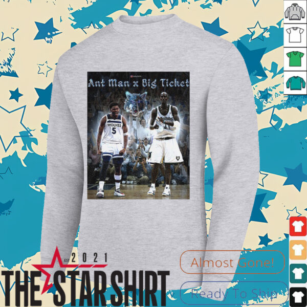 Anthony Edwards Ant Man x Big Ticket Minnesota Timberwolves shirt
