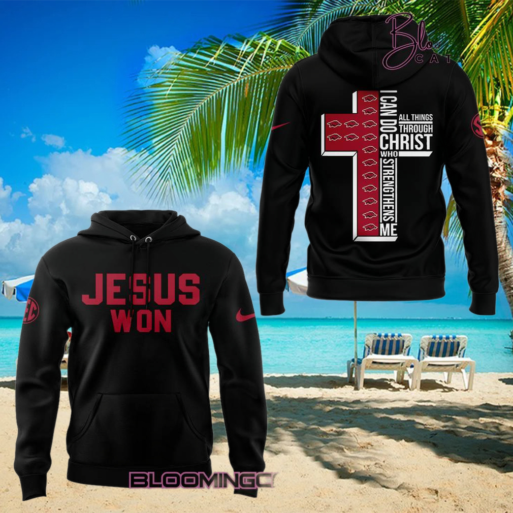 Arkansas Razorback x Jesus Won Special Edition Hoodie Arkansas Razorback x Jesus Won Special Edition Hoodie