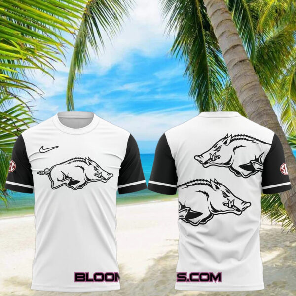 Arkansas Razorbacks New 2025 White Shirt