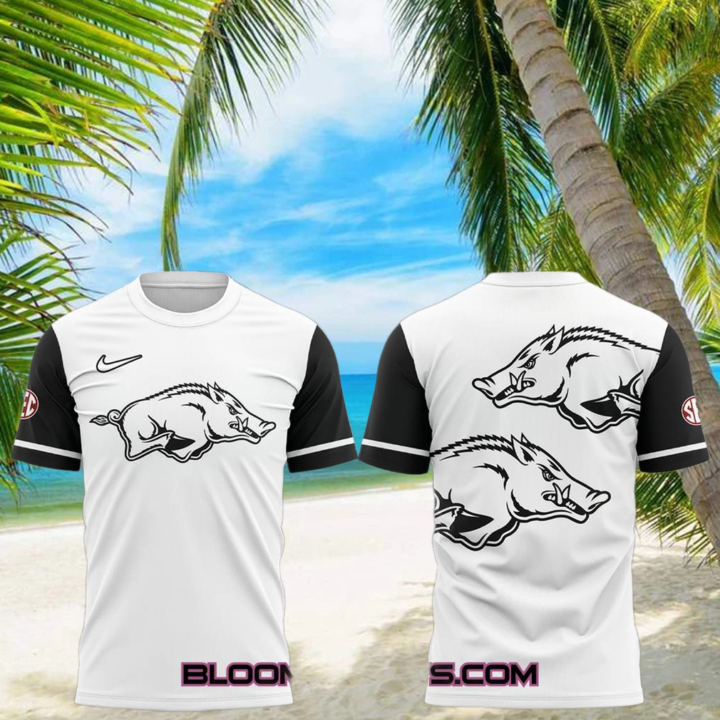Arkansas Razorbacks New 2025 White Shirt Arkansas Razorbacks New 2025 White Shirt