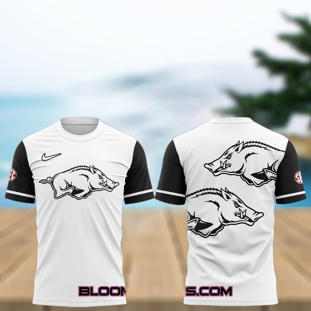 Arkansas Razorbacks New 2025 White Shirt Arkansas Razorbacks New 2025 White Shirt
