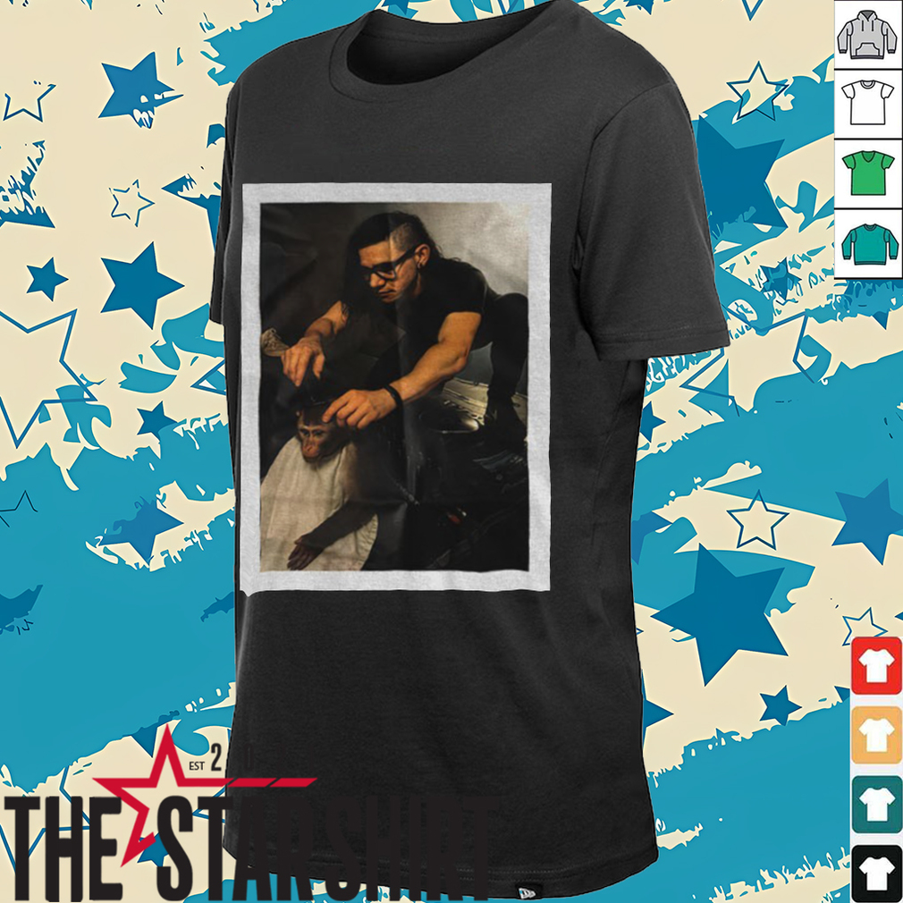 Artificial Intelligence Skrillex DJ cut hair for the monkey funny shirt Artificial Intelligence Skrillex DJ cut hair for the monkey funny shirt