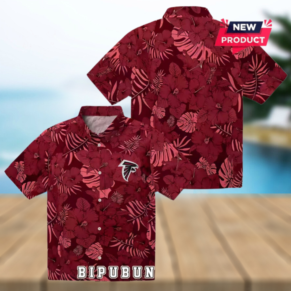 Atlanta Falcons Jungle Vibes Hawaiian Shirt Atlanta Falcons Jungle Vibes Hawaiian Shirt
